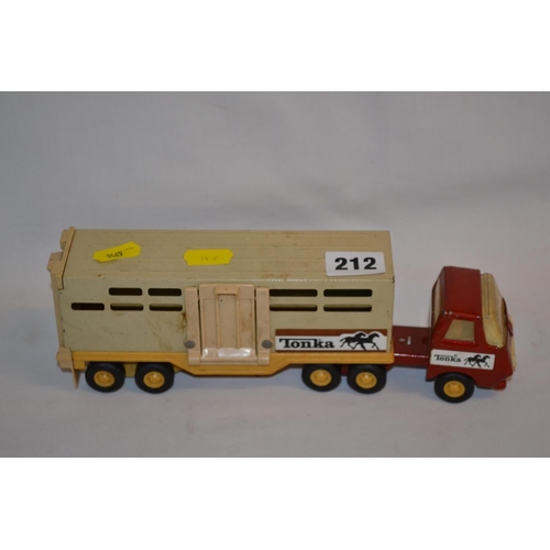 212 - TONKA MODEL CATTLE TRANSPORTER