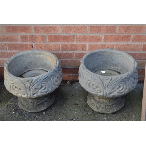 908 - PAIR OF URNS