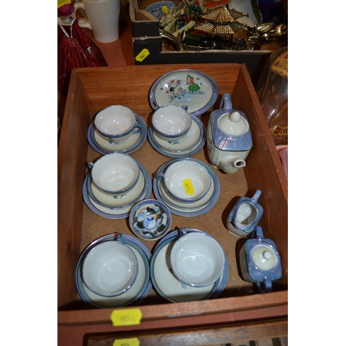 46 - FAIRYLITE PORCELAIN MINIATURE TEA SERVICE (23 PIECES)