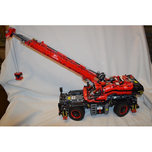 201 - LEGO MODEL OF A ROUGH TERRAIN CRANE 42082 WITH BOX