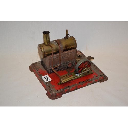 205 - MECCANO / MAMOD STATIONARY STEAM ENGINE