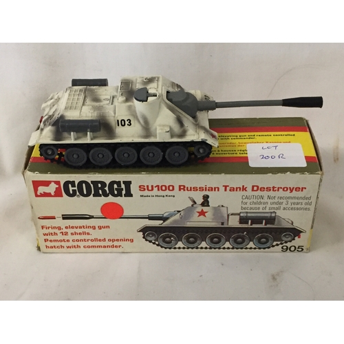 200R - CORGI SU100 RUSSIAN TANK DESTROYER