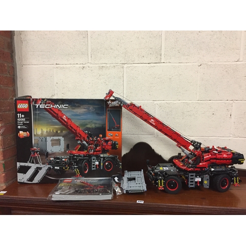 201 - LEGO MODEL OF A ROUGH TERRAIN CRANE 42082 WITH BOX