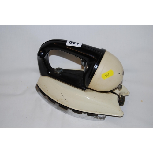 140 - TILLEY MODEL DN250 PRESSURE IRON