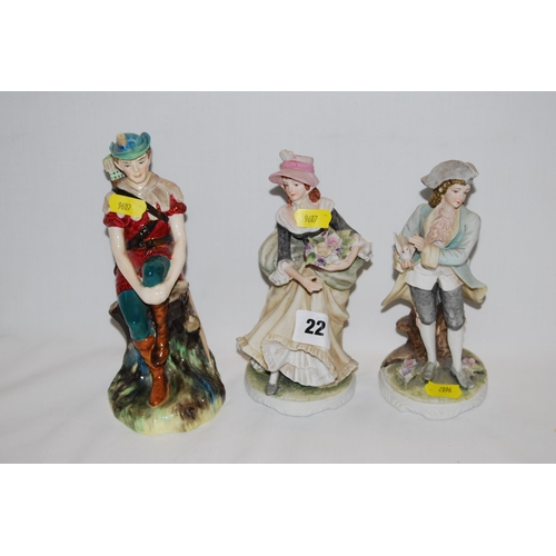 22 - PARAGON BONE CHINA FIGURE 