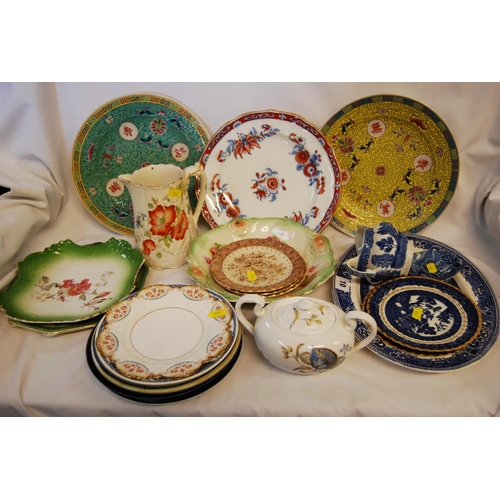 10 - QUANTITY OF DECORATIVE PLATES, EDWARDIAN 