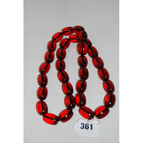 361 - AMBER STYLE NECKLACE