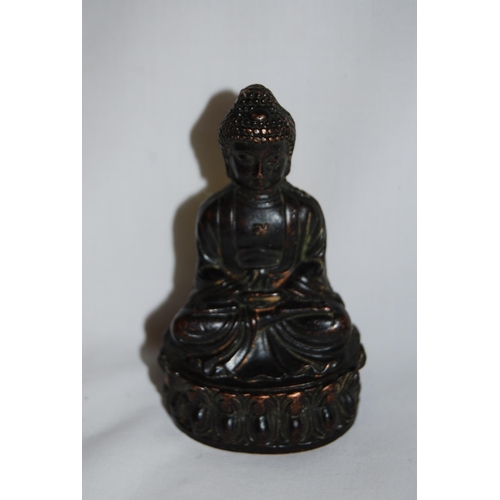 204 - SMALL BRONZE GOD FIGURE