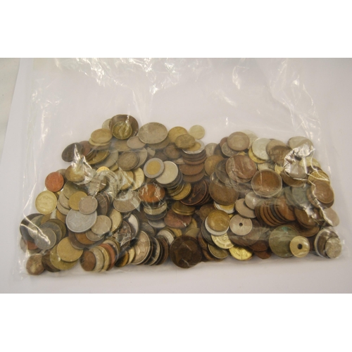 429 - QUANTITY OF MISCELLANEOUS COINS 1.87KG