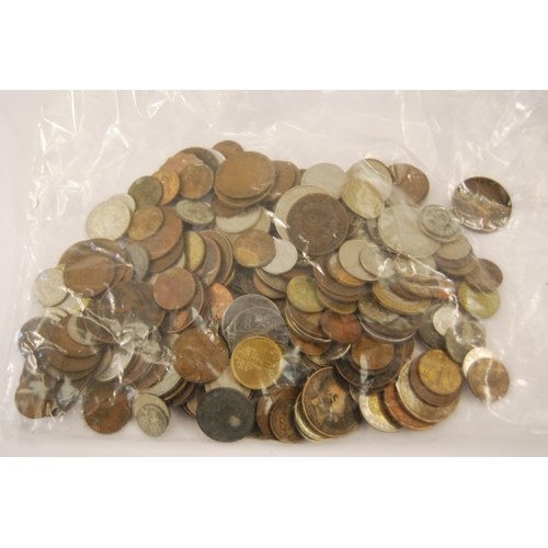 433 - QUANTITY OF MISCELLANEOUS COINS 1.25KG