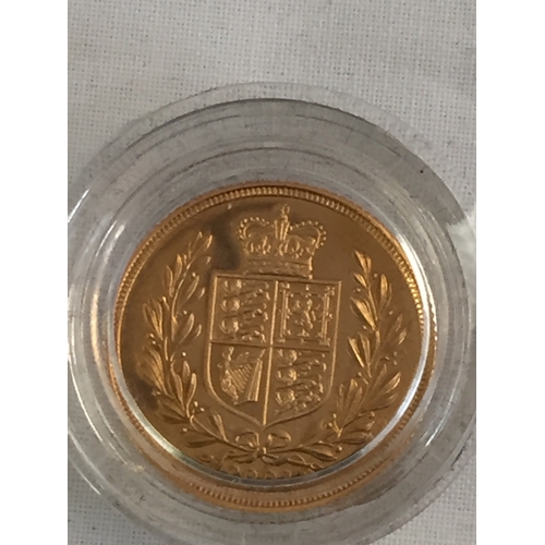 31 - 2002 UK GOLD SOVEREIGN, REVERSE PISTRUCCI'S ST GEORGE, OBVERSE BY IAN RANK-BROADLEY, LIMITED EDITION... 