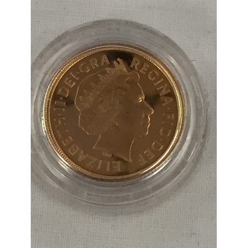 36 - 2006 UK GOLD SOVEREIGN, REVERSE ST GEORGE AND THE DRAGON, OBVERSE BY IAN RANK-BROADLEY, LIMITED EDIT... 