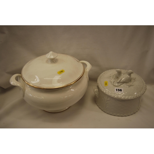 156 - ROYAL WORCESTER GOURMET OVEN CASSEROLE POT AND ROYAL DOULTON 