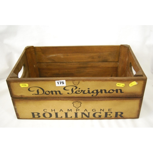 175 - DOM PERIGNON WOODEN CRATE