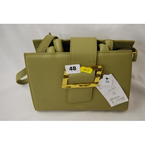 48 - KASSANDRE GREEN LADIES HANDBAG (NEW)