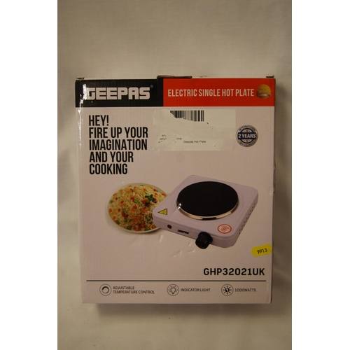 49 - GEEPAS ELECTRIC SINGLE HOT PLATE (NEW)