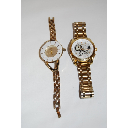 8 - CITIZEN GENTS WRISTWATCH AND CITRON QUARTZ WRISTWATCH