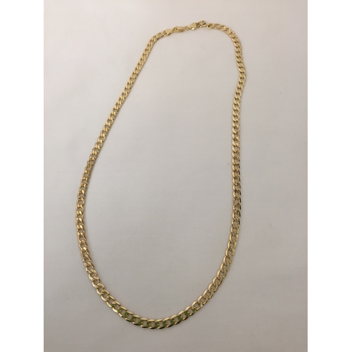 2 - 60CM CONTINENTAL 18K GOLD NECKLACE MARKED 750 (23.9g)