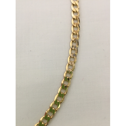 2 - 60CM CONTINENTAL 18K GOLD NECKLACE MARKED 750 (23.9g)