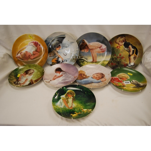 123 - 9 COLLECTORS PLATES