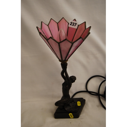 237 - TIFFANY STYLE TABLE LAMP