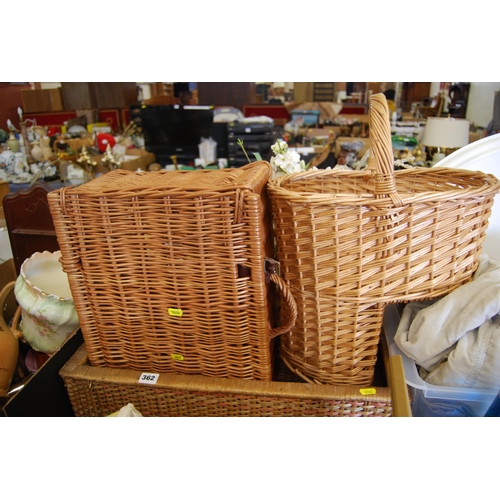 362 - 3 VARIOUS BASKETS