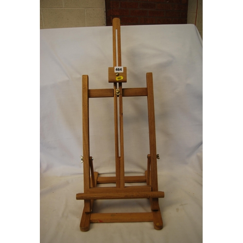 464 - OAK TABLE TOP PICTURE EASEL