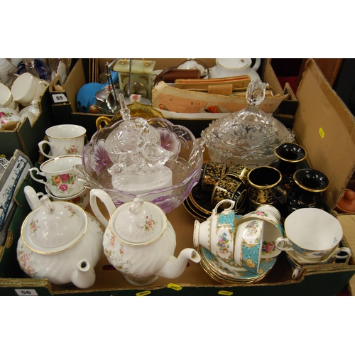 56 - QUANTITY OF MISCELLANEOUS TEA WARE