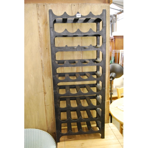 580 - 36 BOTTLE PLASTIC WINE RACK