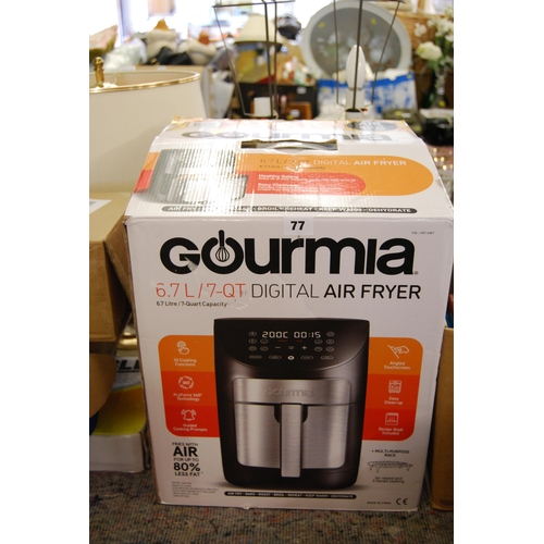 77 - GOURMIA 6.7L DIGITAL AIR FRYER; A/F