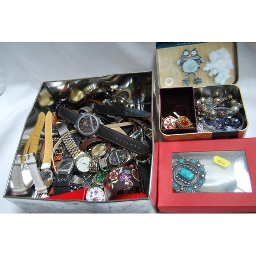 9 - QUANTITY OF WATCHES & JEWELLERY