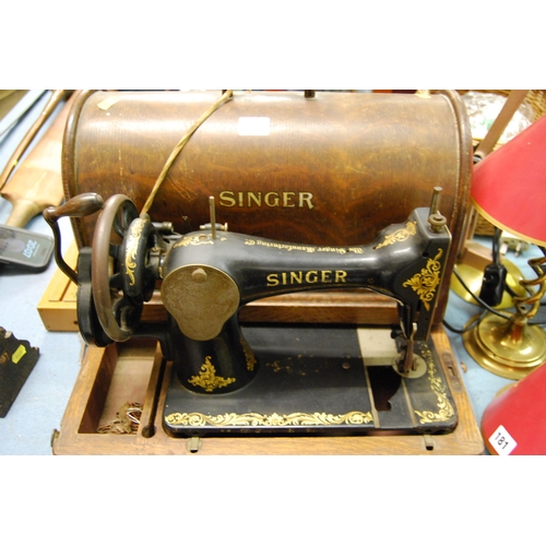 176 - SINGER HAND SEWING MACHINE