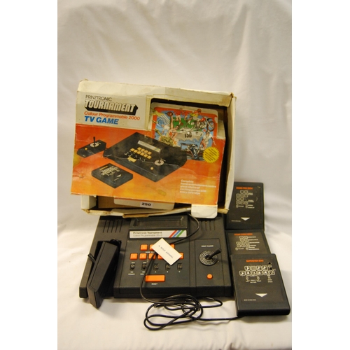 250 - PRINZTRONIC TOURNAMENT COLOUR PROGRAMMABLE 2000 TV GAME