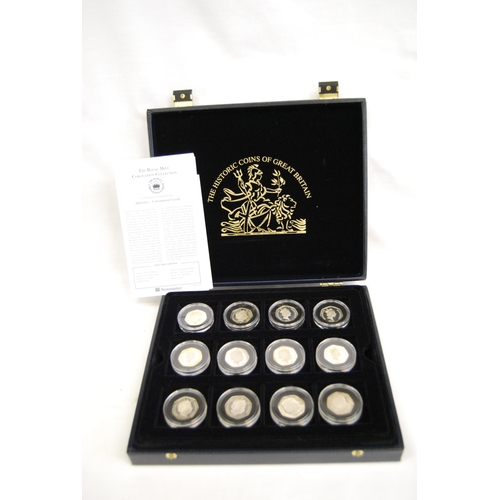 412 - 2003 THE ROYAL MINT CORONATION COLLECTION OF 12 FIFTY PENCE PIECES 3.38ozs (APPROX)