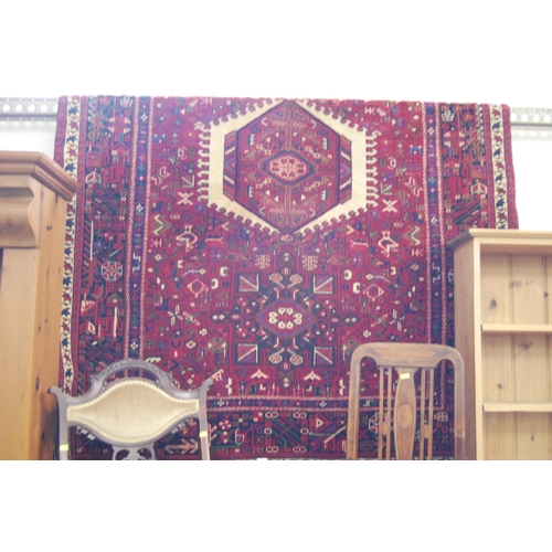 609 - BORDERED PERSIAN RUG