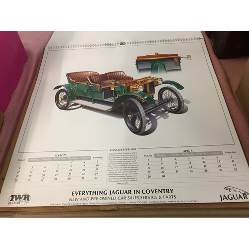 464 - 1990 JAGUAR CAR CALENDER