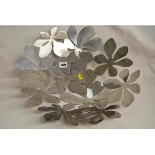 169 - STEEL PETAL BOWL