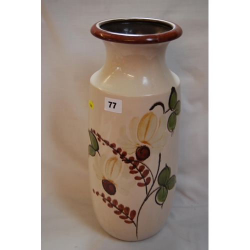 77 - WEST GERMAN STONEWARE VASE