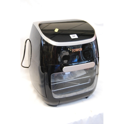 31 - TOWER 5 IN 1 DIGITAL AIR FRYER OVEN WITH ROTISSERIE