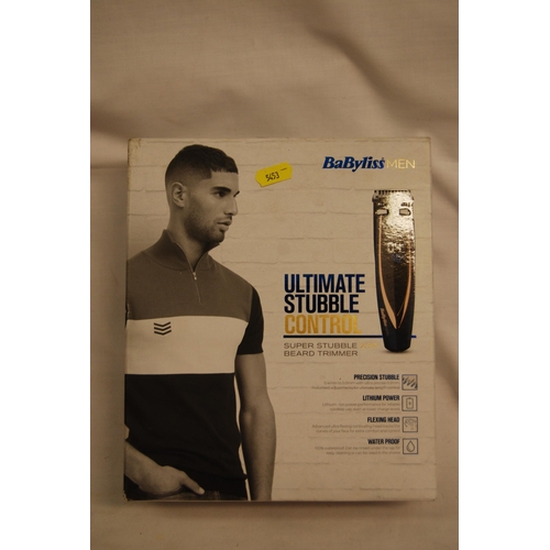 413 - BABYLISS ULTIMATE STUBBLE CONTROL BEARD TRIMMER P2300041211