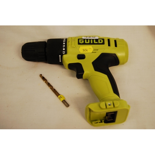 420 - GUILD CDH 8GL CORDLESS DRILL (NO BATTERY) & DRILL BIT P2300242393