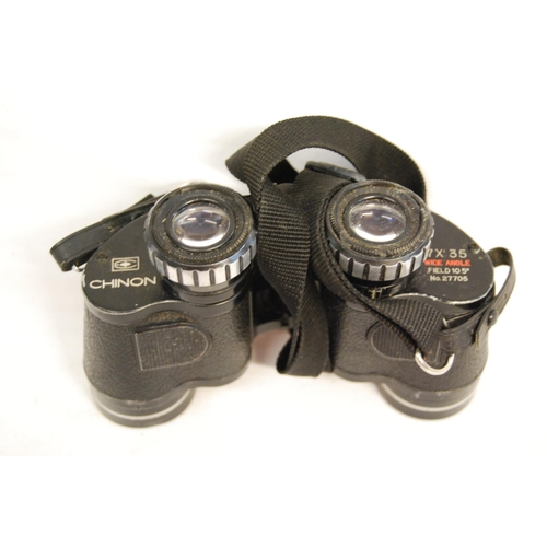 421 - PAIR OF CHINON 7 X 35 BINOCULARS P2300102189