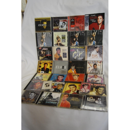 96 - 28 ELVIS CDs & 2 CASSETTES