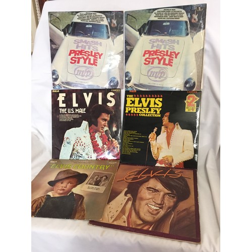 112 - QUANTITY OF ELVIS LPs