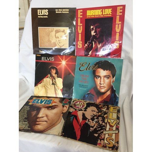 112 - QUANTITY OF ELVIS LPs