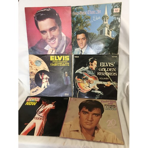 112 - QUANTITY OF ELVIS LPs