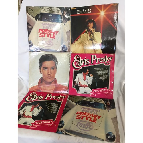 112 - QUANTITY OF ELVIS LPs