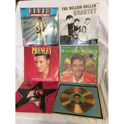 112 - QUANTITY OF ELVIS LPs