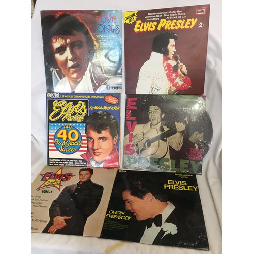 112 - QUANTITY OF ELVIS LPs