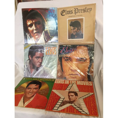 112 - QUANTITY OF ELVIS LPs